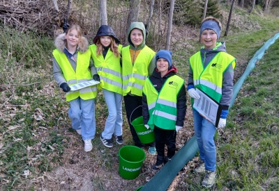 Amphibienrettung MS Ratten Umweltzeichenschule